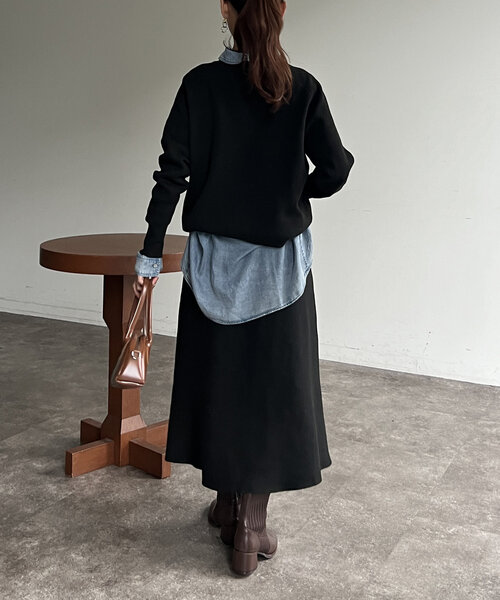 「Chez toi」 セットアップ FREE ブラック レディースの画像9