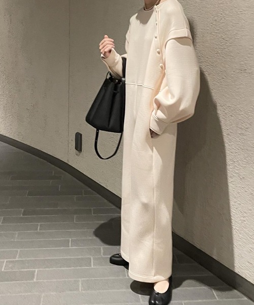 「PERNA」 オールインワン FREE ブラック レディース_画像5