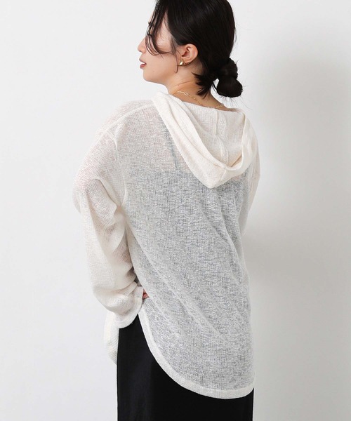 CHIGNON（シニヨン） tシャツ シアーフーディーカットソー レディース 