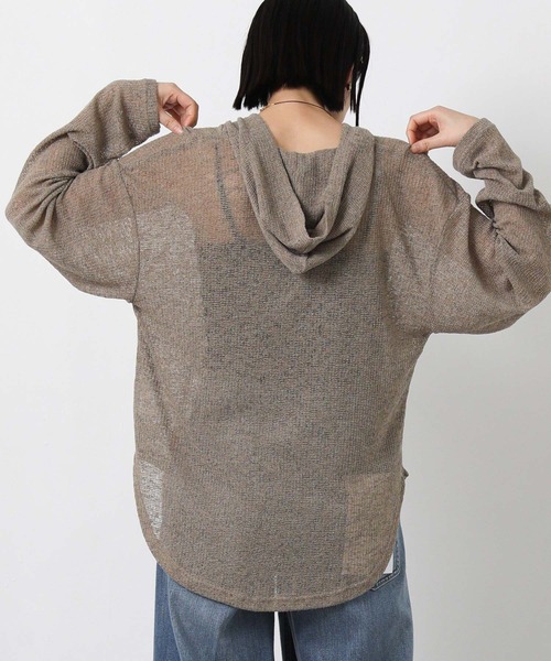 CHIGNON（シニヨン） tシャツ シアーフーディーカットソー レディース