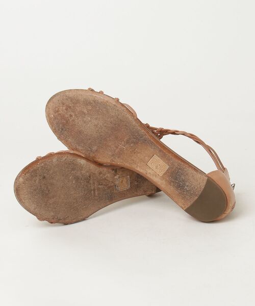 「SIGERSON MORRISON」 フラットサンダル US7 ブラウン レディース_画像3