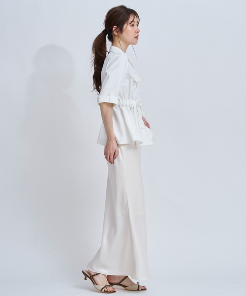 NOELA（ノエラ） ブラウス シャツ ウエストギャザーブラウス