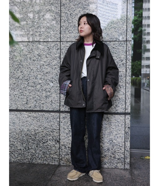 「Barbour」 ブルゾン 42 セージグリーン メンズ_画像6