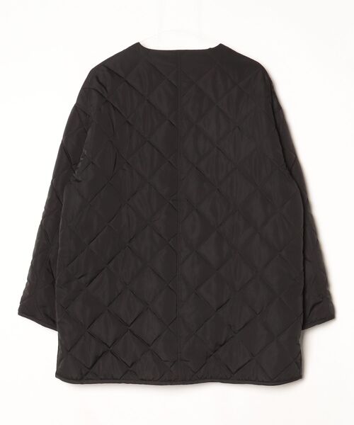 Loungedress - Loungedress ラウンジドレス ノーカラージャケット M 黒 【古着】【中古】【送料無料】 Loungedress（ラウンジドレス） ノーカラージャケット FREE ブラック