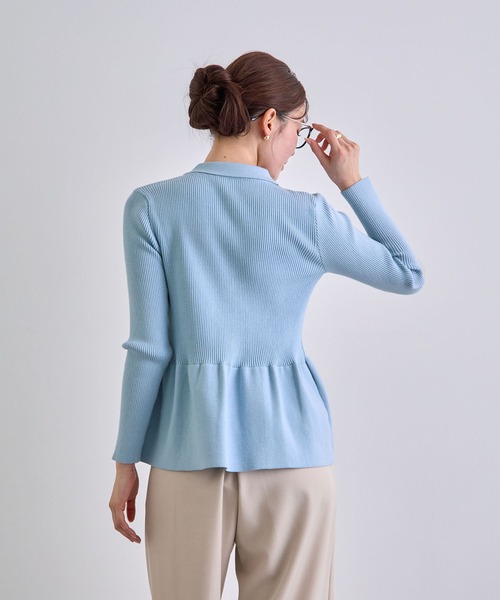 「Futier land」 ニットカーディガン LARGE レッド レディース_画像8