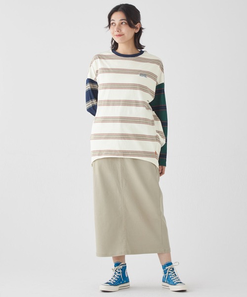 「KRIFF MAYER Lady's Collection」 長袖カットソー MEDIUM ナチュラル レディース_画像6