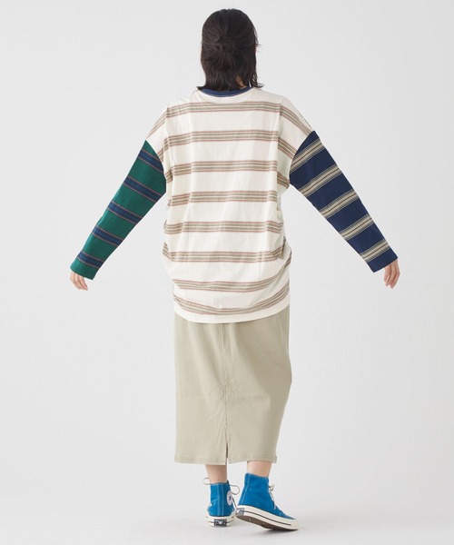 「KRIFF MAYER Lady's Collection」 長袖カットソー MEDIUM ナチュラル レディース_画像7