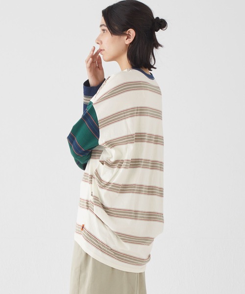 「KRIFF MAYER Lady's Collection」 長袖カットソー MEDIUM ナチュラル レディース_画像8