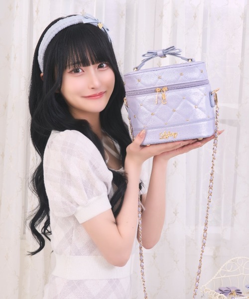 LAFARY（ラファリー） ショルダーバッグ バッグ ビジューキルティング