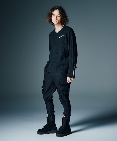 glamb（グラム） カーゴパンツ Sarrouel Rib Cargo Pants / サルエル