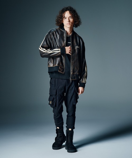 glamb（グラム） カーゴパンツ Sarrouel Rib Cargo Pants / サルエル