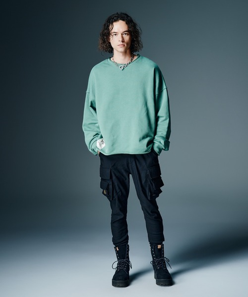 glamb（グラム） カーゴパンツ Sarrouel Rib Cargo Pants / サルエル