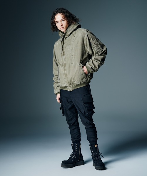 glamb（グラム） カーゴパンツ Sarrouel Rib Cargo Pants / サルエル