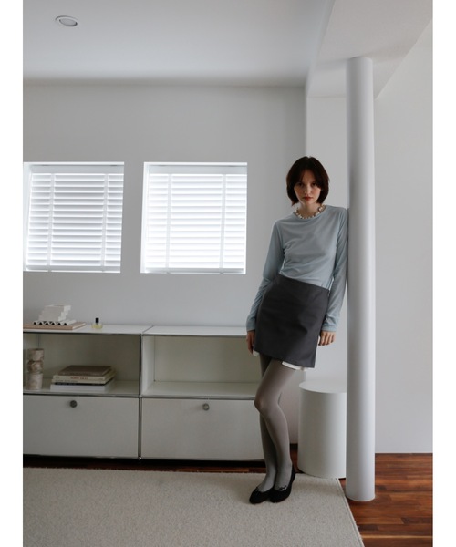 「Katrin TOKYO」 スカート X-SMALL キャメル レディース_画像2