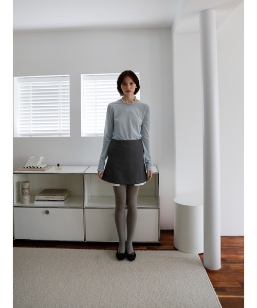 「Katrin TOKYO」 スカート X-SMALL キャメル レディース_画像4
