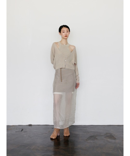 「Katrin TOKYO」 スカート X-SMALL キャメル レディース_画像8