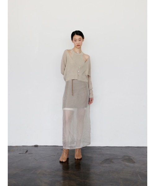 「Katrin TOKYO」 スカート X-SMALL キャメル レディース_画像9