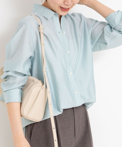 「NOLLEY'S Sophi」 長袖シャツ 38 ホワイト レディース_画像3