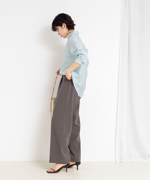 「NOLLEY'S Sophi」 長袖シャツ 38 ホワイト レディース_画像4