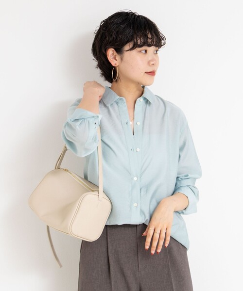 「NOLLEY'S Sophi」 長袖シャツ 38 ホワイト レディース_画像7