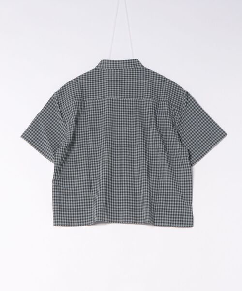 シャツ a.p.o.v. クロップド丈チェックシャツ メンズ レディース