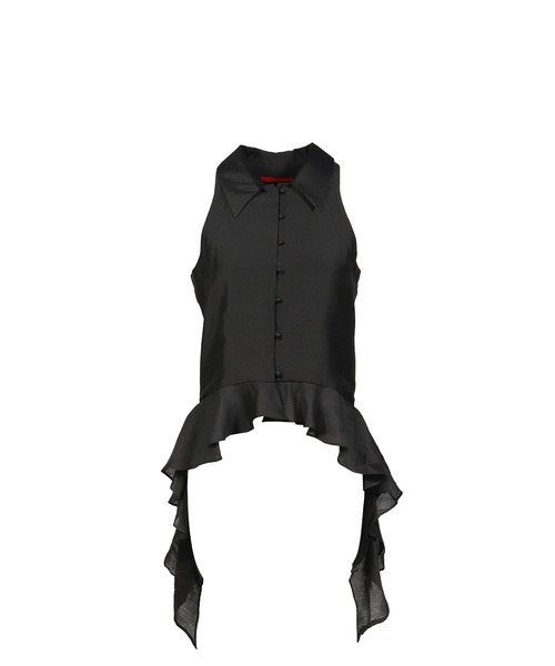 BOHEMSEO（ボヘミアンソウル） ブラウス シャツ HALTER RUFFLE SHIRT 