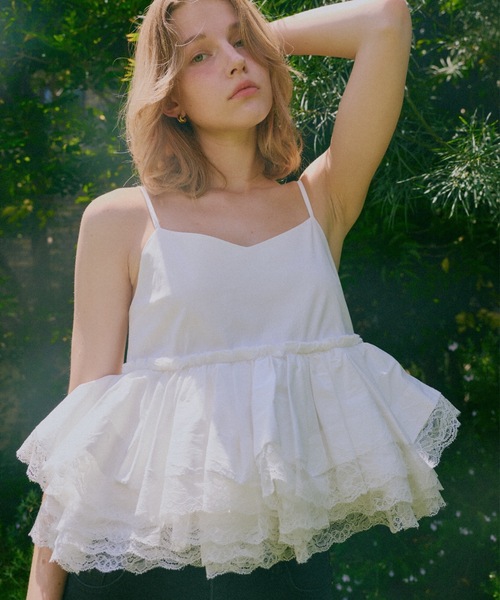 キャミソール Lace Flare Camisole Top（レースフレアキャミソールトップ）の画像