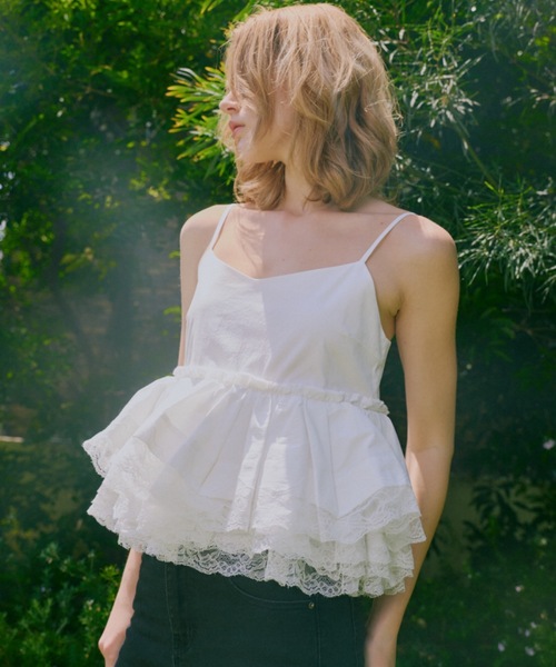 キャミソール Lace Flare Camisole Top（レースフレアキャミソールトップ）の画像