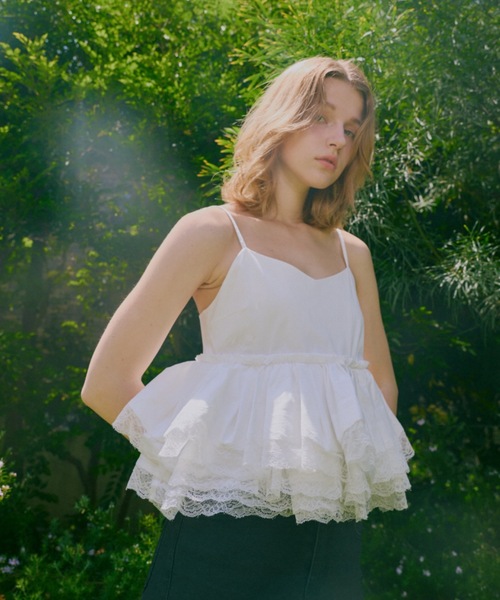 キャミソール Lace Flare Camisole Top（レースフレアキャミソールトップ）の画像