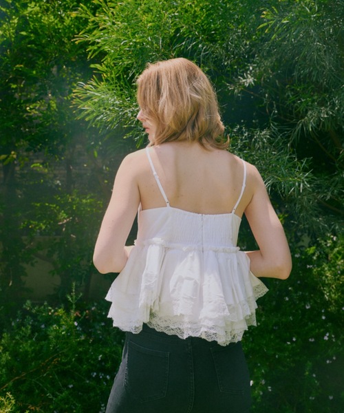 キャミソール Lace Flare Camisole Top（レースフレアキャミソールトップ）の画像