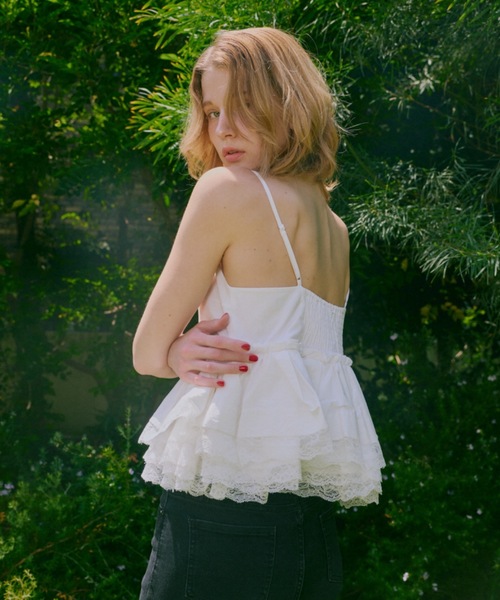 キャミソール Lace Flare Camisole Top（レースフレアキャミソールトップ）の画像