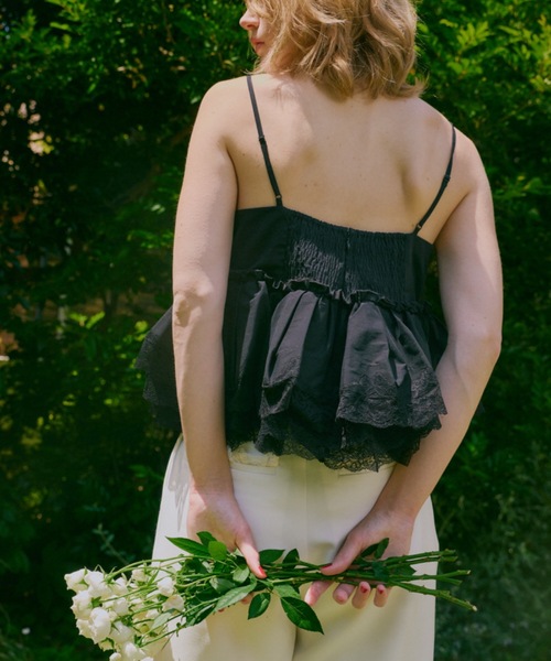 キャミソール Lace Flare Camisole Top（レースフレアキャミソールトップ）の画像