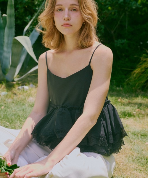 キャミソール Lace Flare Camisole Top（レースフレアキャミソールトップ）の画像