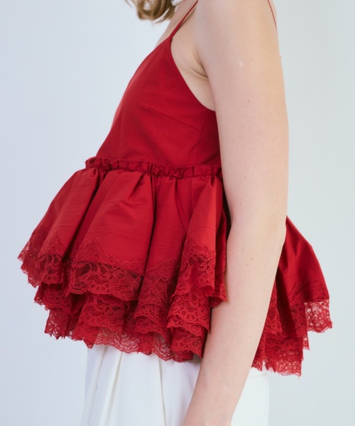 キャミソール Lace Flare Camisole Top（レースフレアキャミソールトップ）の画像