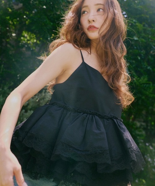 キャミソール Lace Flare Camisole Top（レースフレアキャミソールトップ）の画像