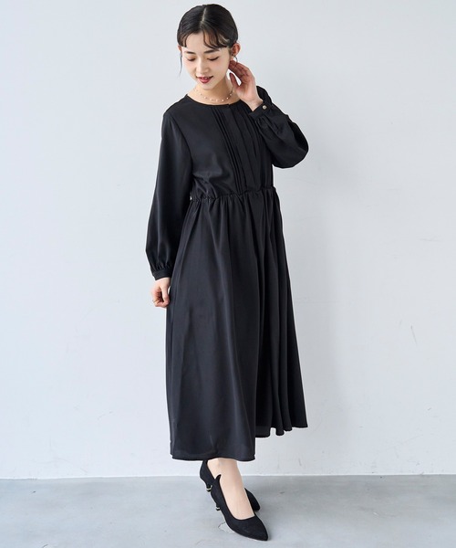 「mil」 長袖ワンピース S ブラック レディース_画像5