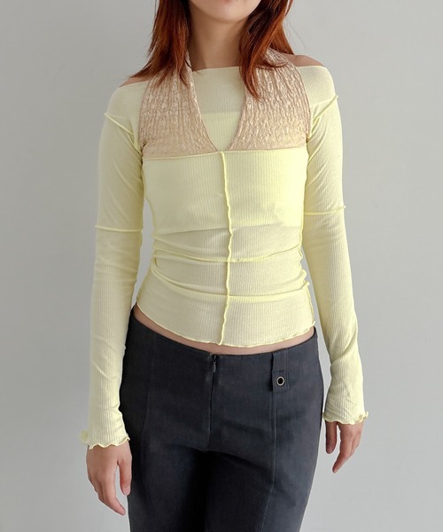 BASERANGE（ベースレンジ） tシャツ Baserange Husk long sleeve tee
