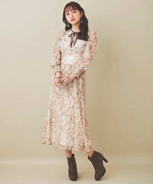 「31 Sons de mode」 長袖ワンピース 36 クリーム レディース_画像9