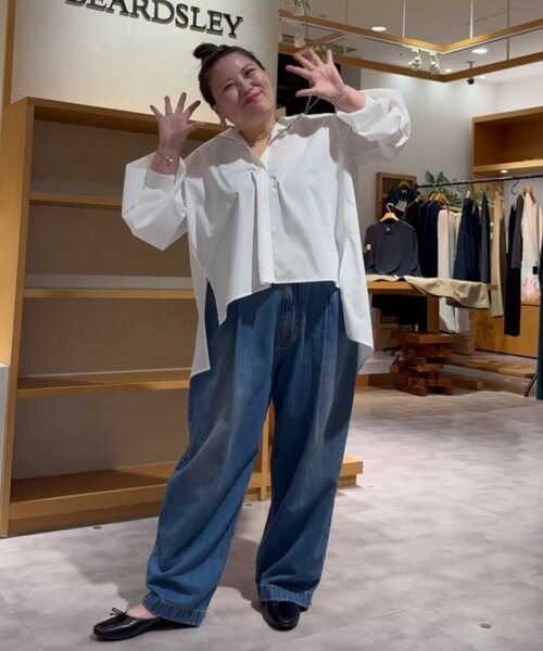 BEARDSLEY（ビアズリー） サルエルデニムパンツ 2 インディゴブルー