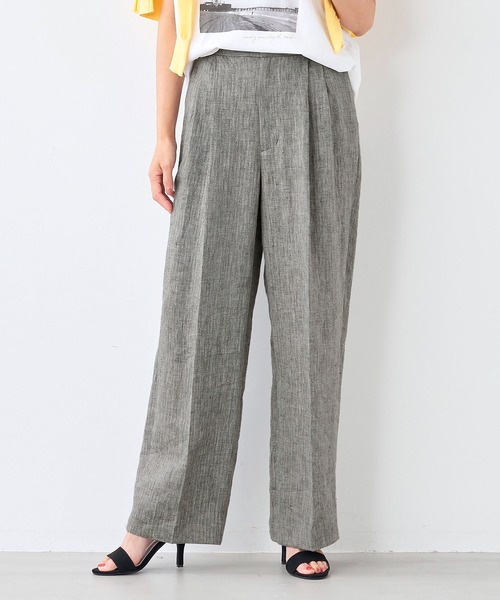 「MICA&DEAL」 パンツ 38 ネイビー レディース_画像3