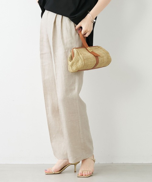 「MICA&DEAL」 パンツ 38 ネイビー レディース_画像4