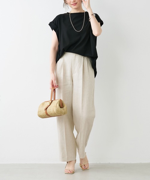 「MICA&DEAL」 パンツ 38 ネイビー レディース_画像5