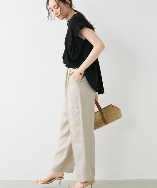 「MICA&DEAL」 パンツ 38 ネイビー レディース_画像6