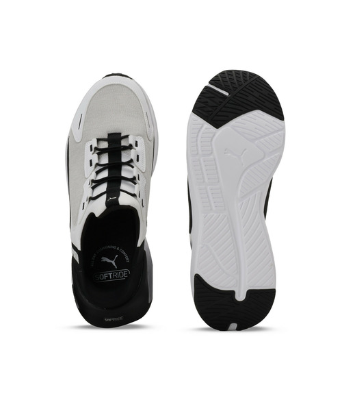 「PUMA」 ローカットスニーカー 25.0cm ホワイト×ブラック メンズ_画像4