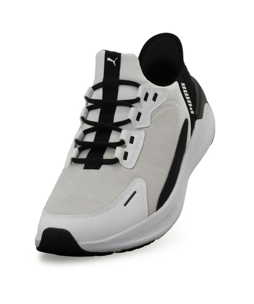 「PUMA」 ローカットスニーカー 25.0cm ホワイト×ブラック メンズ_画像6