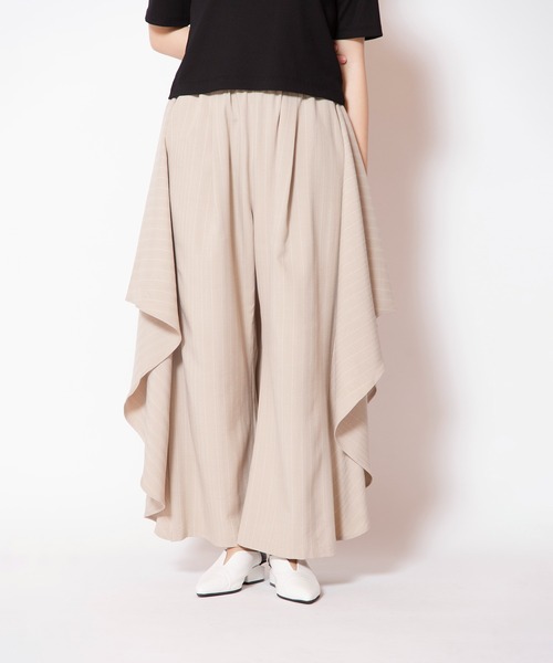 「OSMOSIS」 「loaf」パンツ ONE SIZE チャコール レディース_画像2