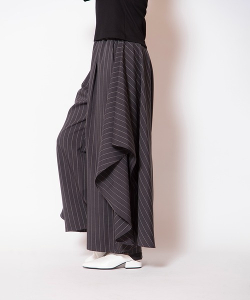 「OSMOSIS」 「loaf」パンツ ONE SIZE チャコール レディース_画像5