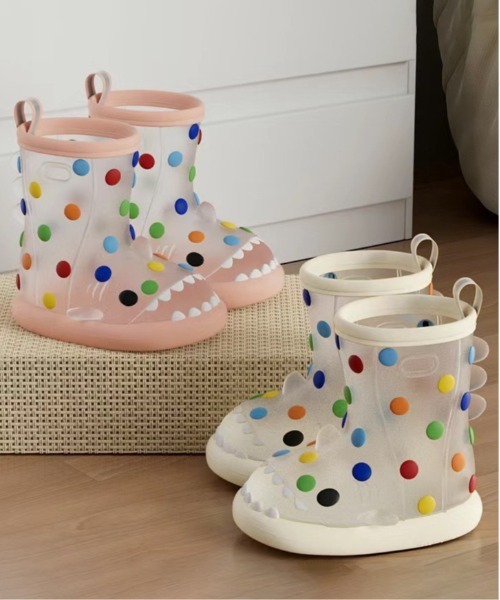 「aimoha」 「KIDS」レインブーツ 14.0cm ブルー キッズ_画像8