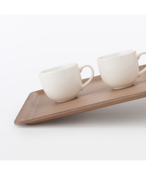 無印良品（MUJI） ランチョンマット 木製 すべりにくい薄型トレー 大
