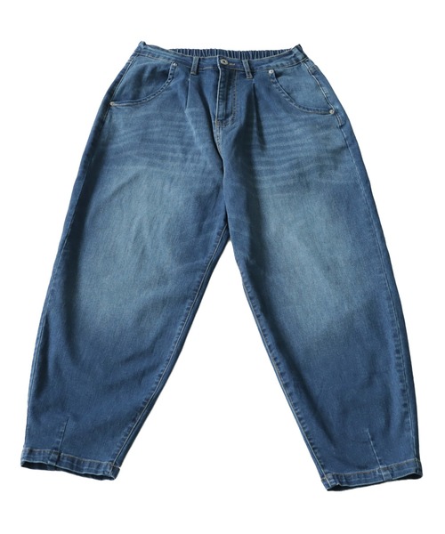 「antiqua」 デニムパンツ LXL ライトブルー レディース_画像5